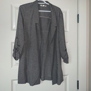 Grey dress coat